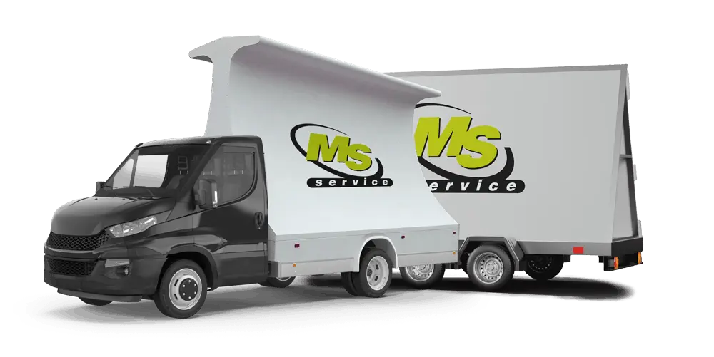 Camion vela MS Service a Bergamo